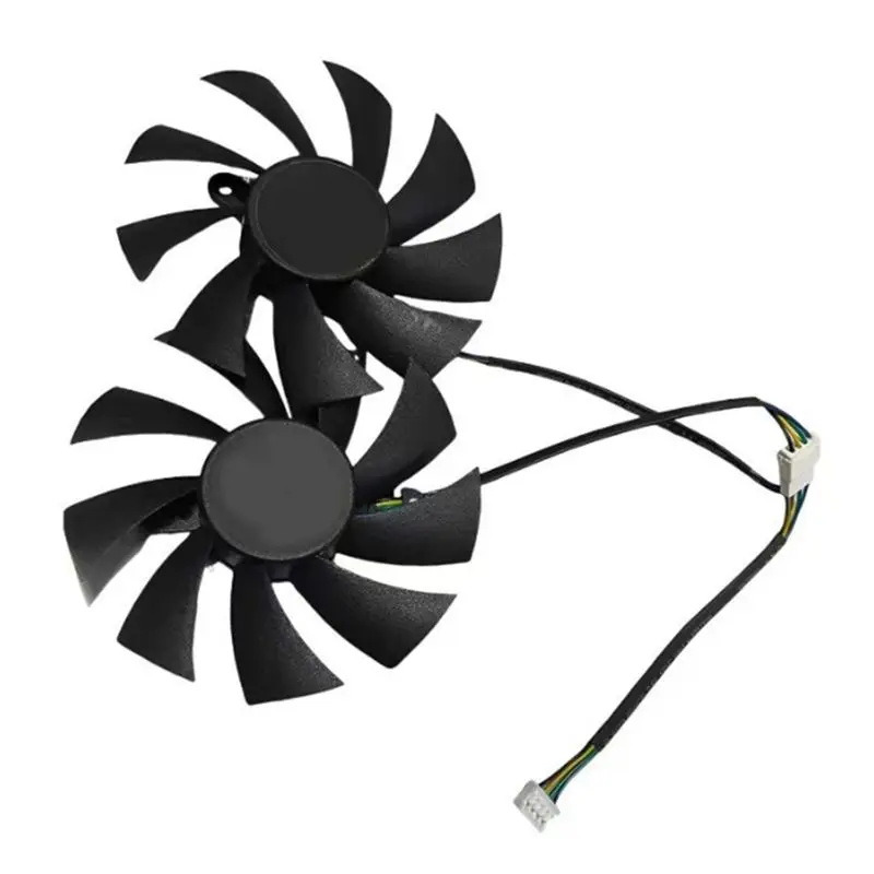 Фото A13E-Для ZOTAC GA92A2H 2 шт. 87 мм охлаждающий вентилятор для GTX 1660 Ti RTX 2060 2070 SUPER мини-вентилятор для видеокарты GFY09215M12SPA №1