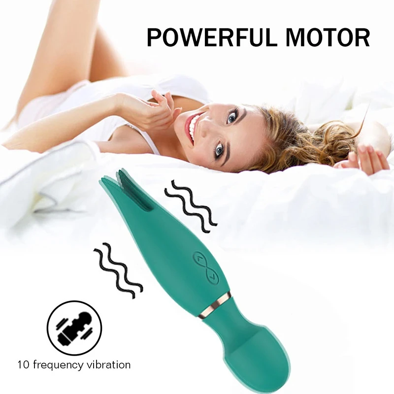 Вибраторы clitoride двойная подставка 2 в 1 женские игрушки двойной массажер баскетта