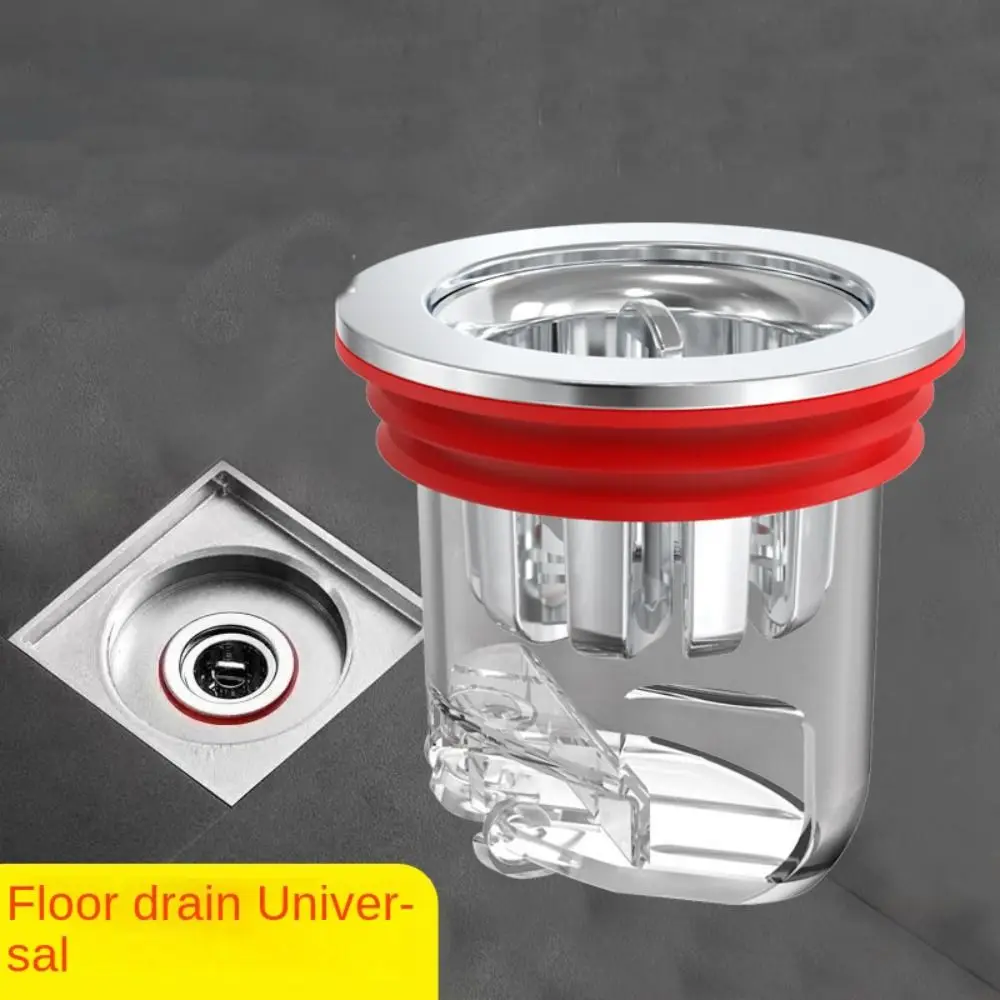 

New Creative Floor Drain Removable Anti Odor Drain Cover Insect Prevention Colander Seal Stopper Kitchen Bathroom Accessories