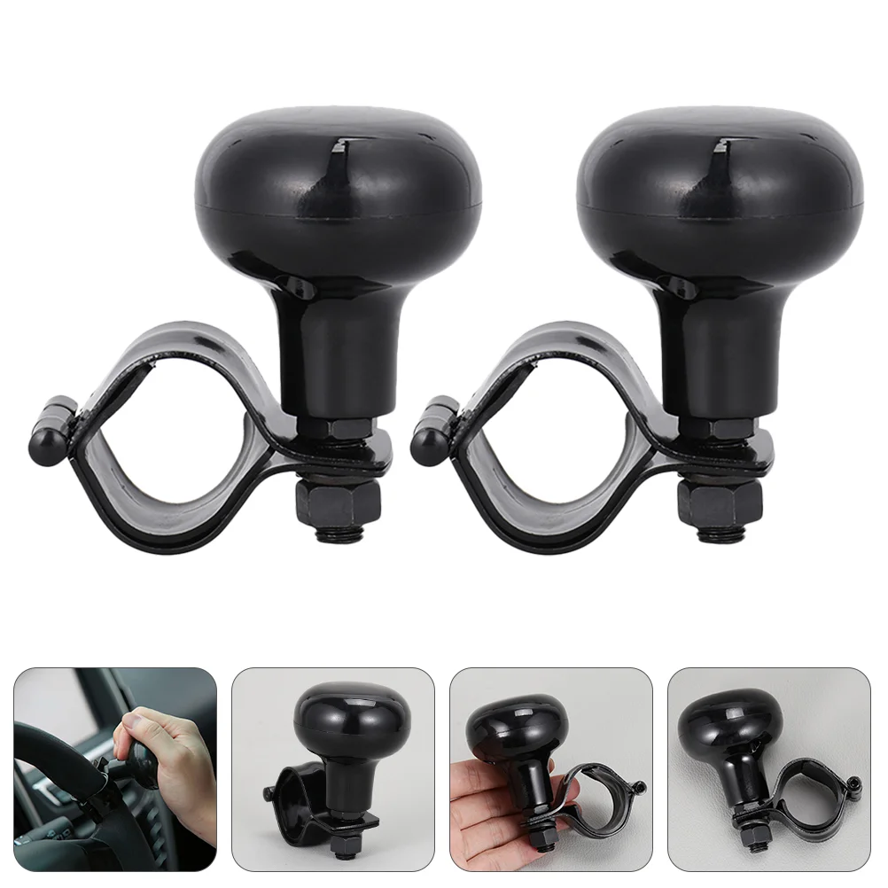 

2PCS Vehicle Durable Replacement Steering Wheel Assisted Car Grip Car Booster