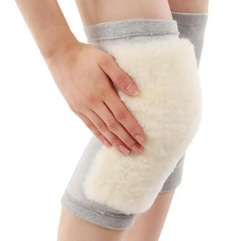 

Wool Knee Warmers Adjustabe Cashmere Knee Warmers Knee Brace Support Keep Warm Outdoor Knee Guard For Bicycles Motorcycles