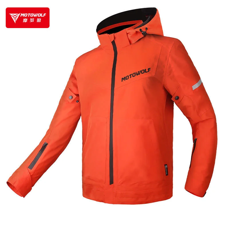 Motowolf мотоциклетная куртка для мужчин Four Seasons уличный удобный костюм верховой