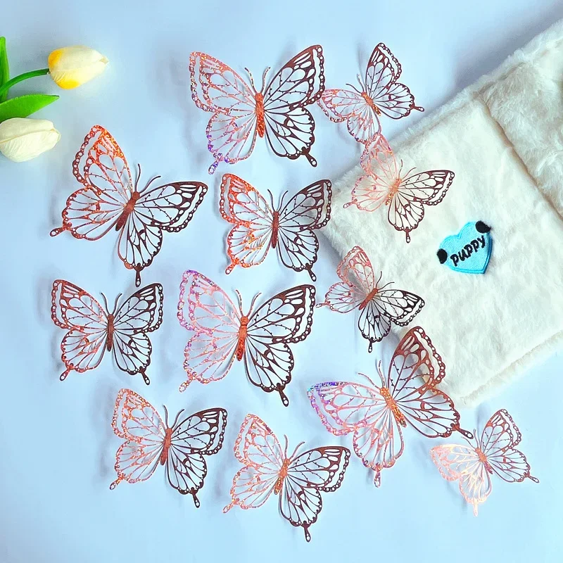 

3D наклейки на стену с бабочками