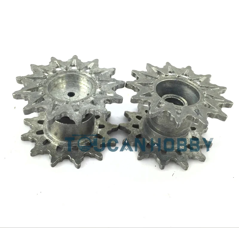 

US Stock Heng Long Parts 1/16 M4A3 Sherman RC Tank 3898 Metal Sprockets Driving Wheels TH00456-SMT2