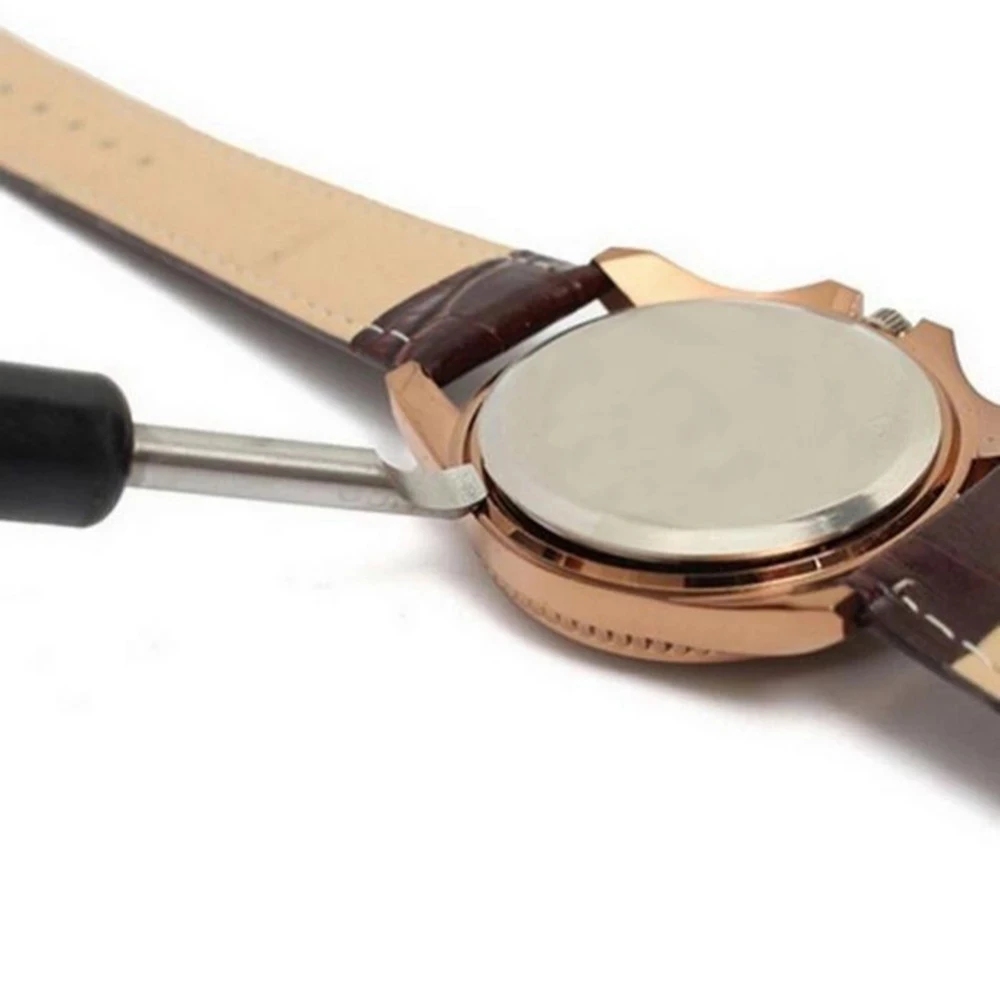 

Watch Case Opener Back Cover Pry Remover For Battery Replacement Repair Hand Tool Metal Watch Prying Knife