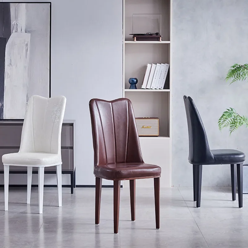 

Европейские модные обеденные стулья, простые современные винтажные обеденные стулья в скандинавском стиле, красивые роскошные обеденные стулья, мебель для дома