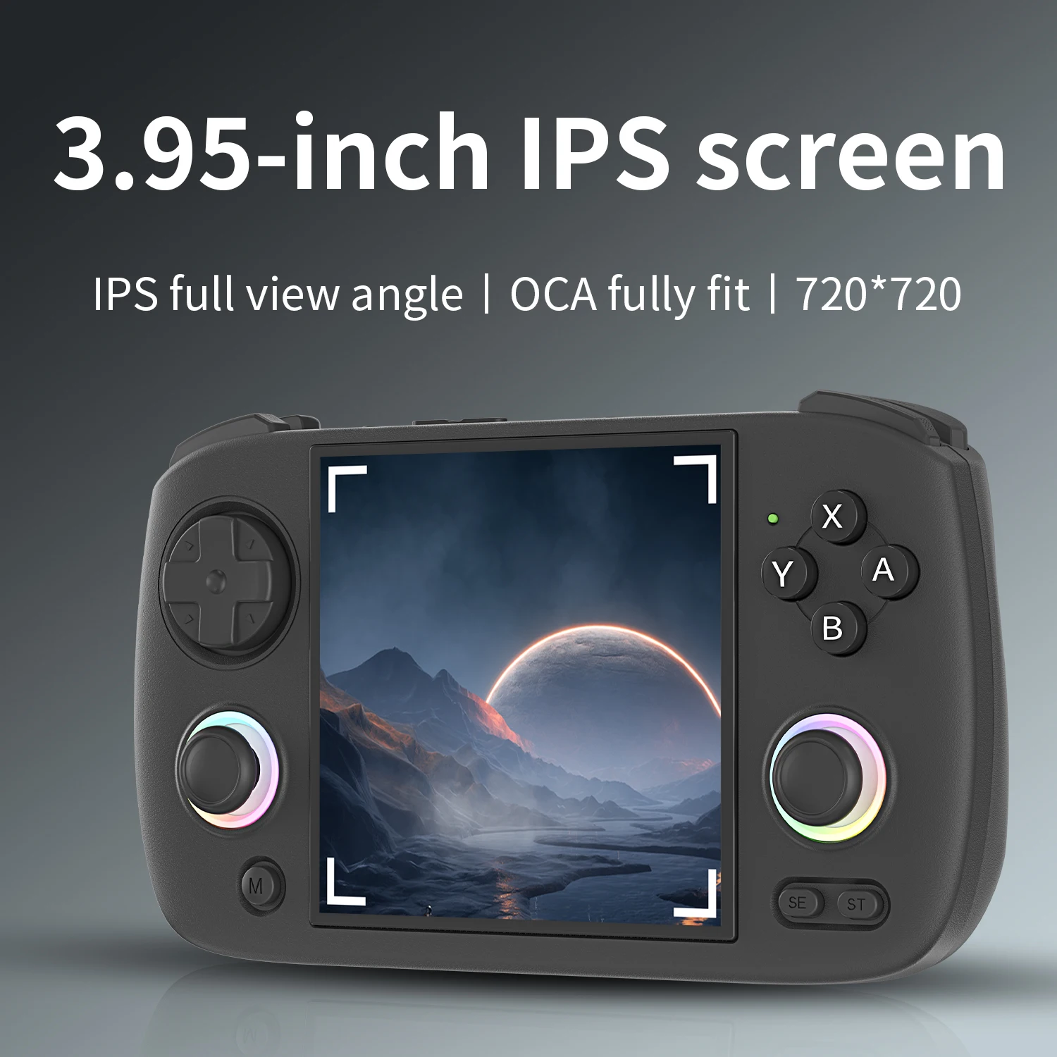 Портативная игровая консоль ANBERNIC RG CubeXX 3 95 дюйма IPS экран 720*720 Linux Wi-Fi Bluetooth