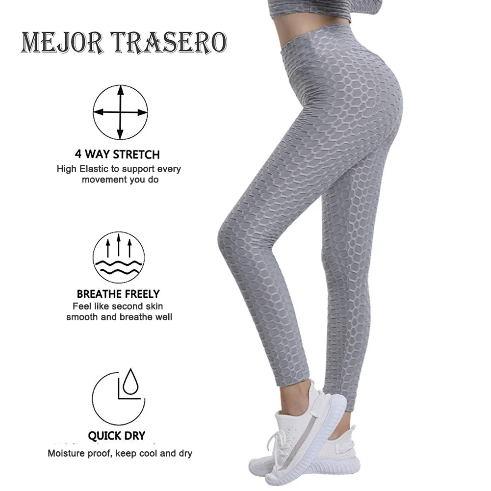 

Women Workout Yoga Leggings Lightweight Hip Lifting Trainning Joggings Pants Breathable High Waist Anti-wrinkle for Gym Sports