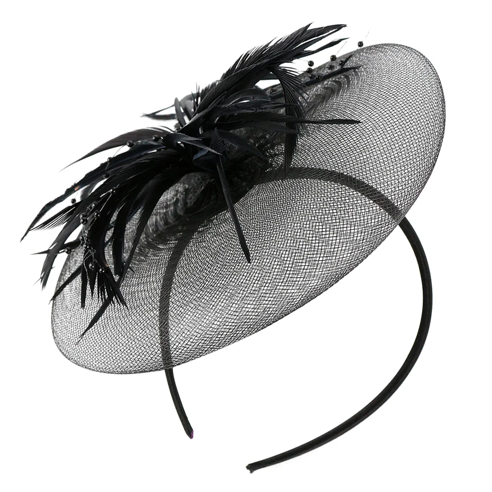 

Женская элегантная сетчатая повязка на голову с застежкой-бантом