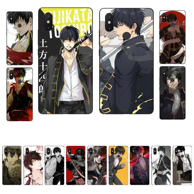 

MaiYaCa Hijikata Toushirou Gintama Anime Phone Case for Xiaomi mi 8 9 10 lite pro 9SE 5 6 X max 2 3 mix2s F1