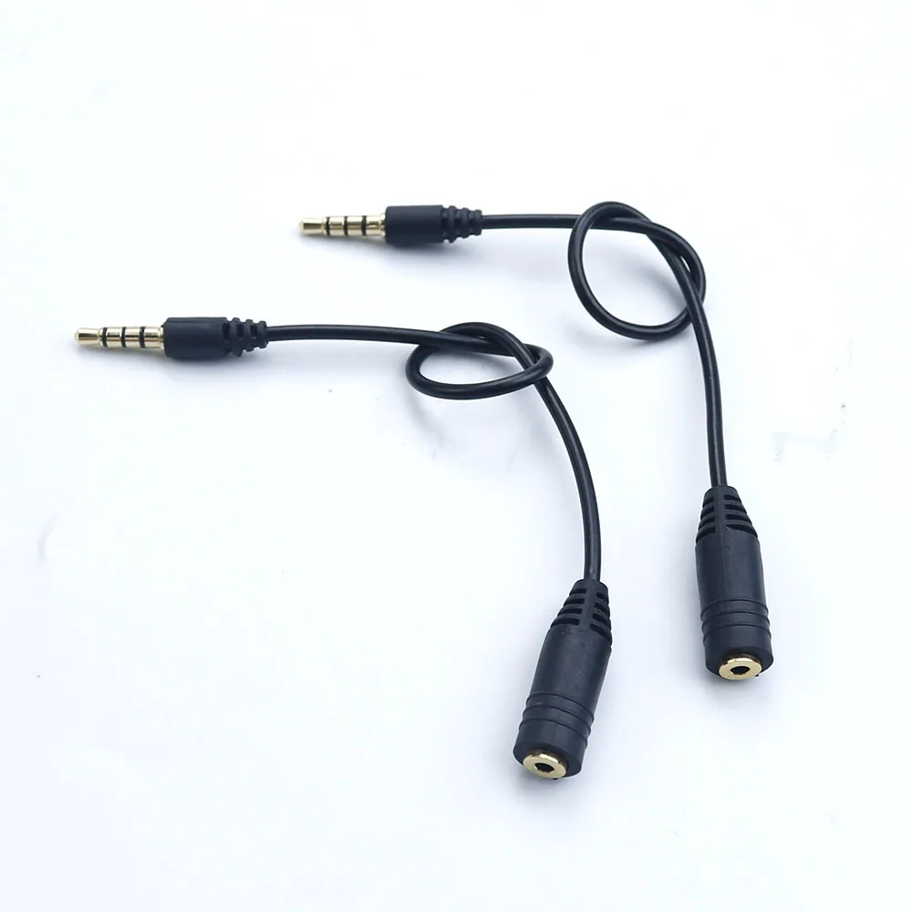 Адаптер для аудиокабеля T rrs 3 5 мм папа-мама
