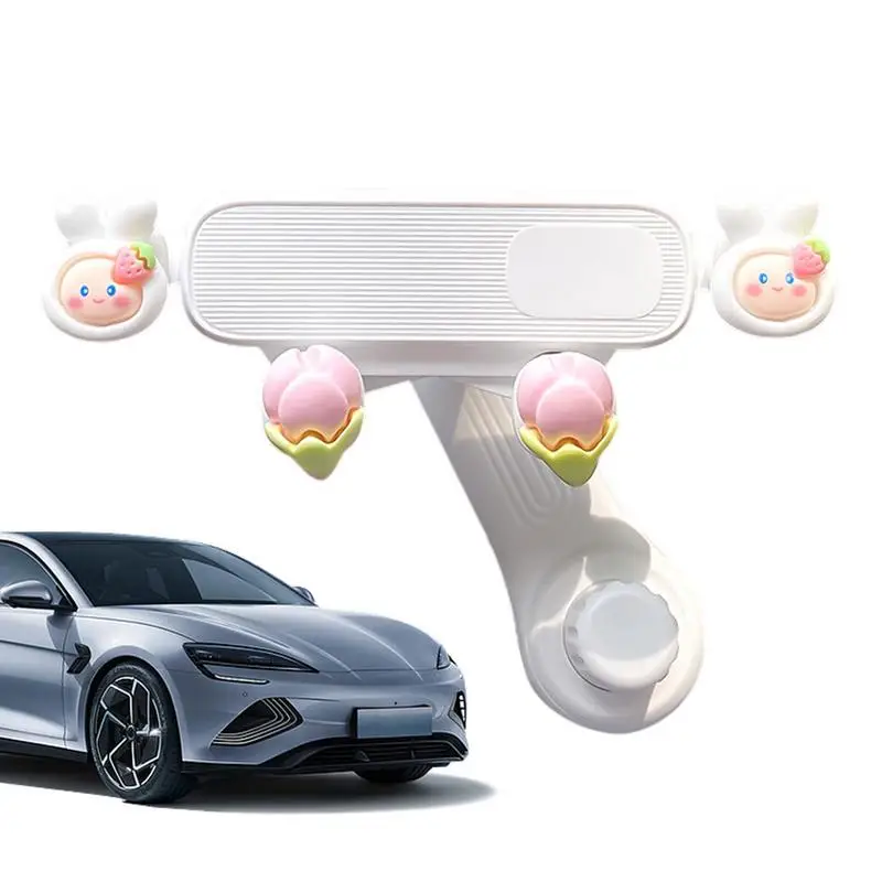 

Подставка для мобильного телефона для автомобиля, подставка с милым Кроликом, автомобильное крепление для телефона, Универсальный женский автомобильный декор, аксессуары для салона автомобиля, на вентиляционную решетку