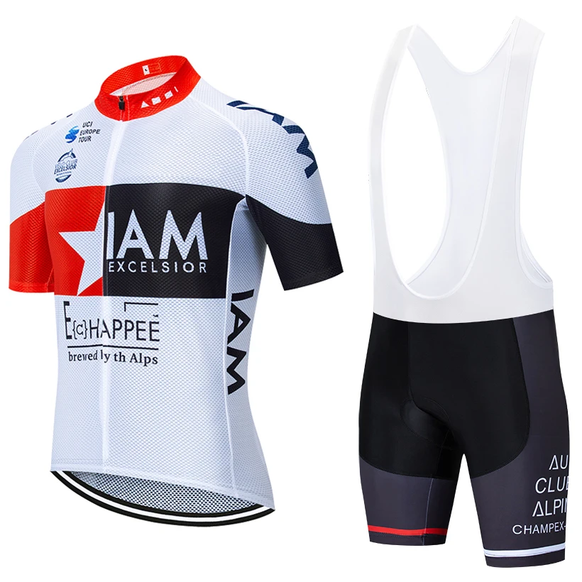 

New 2021 TEAM I AM Cycling jersey 20D bike pants suit mens summer quick dry pro BICYCLING shirts Maillot Culotte wear