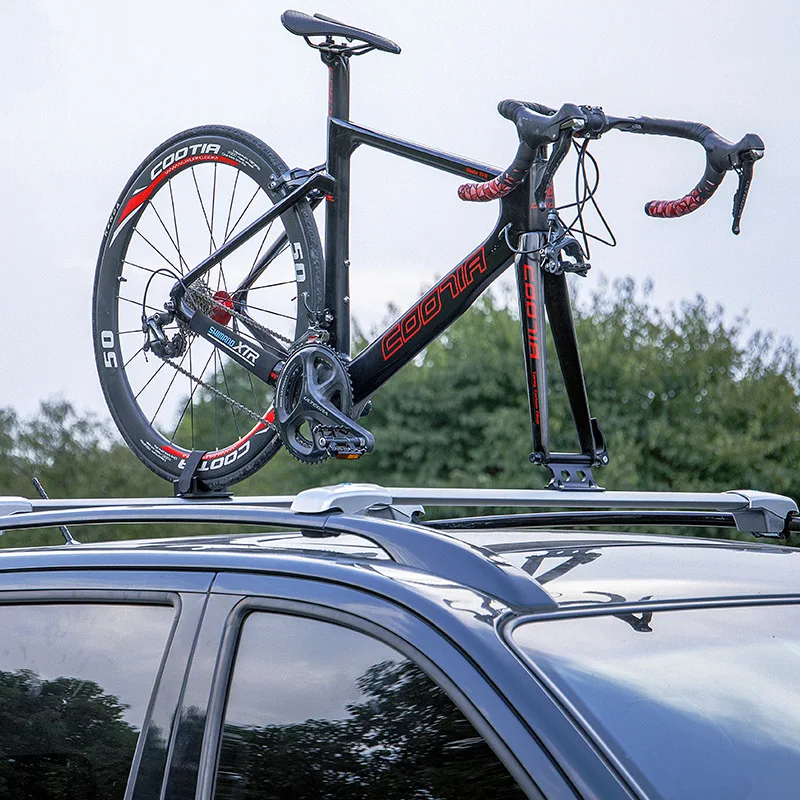 Toit de voiture vtt porte-vélos fourche à dégagement rapide Installation support montage serrure camion Cycle vélo mur crochet |