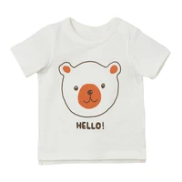 children summer baby girl boutique clothes animal print tee tops brand bear cotton soft cute t shirt for kids 2 3 4 5 6 7 years