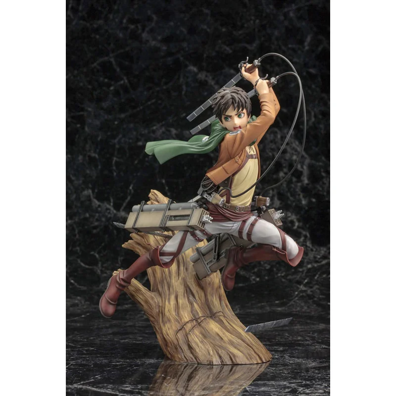 

Фигурка из аниме «атака на Титанов» ARTFX J Эрена джейгера, фигурки героев, коллекционные модели, украшения, игрушки, подарки для детей