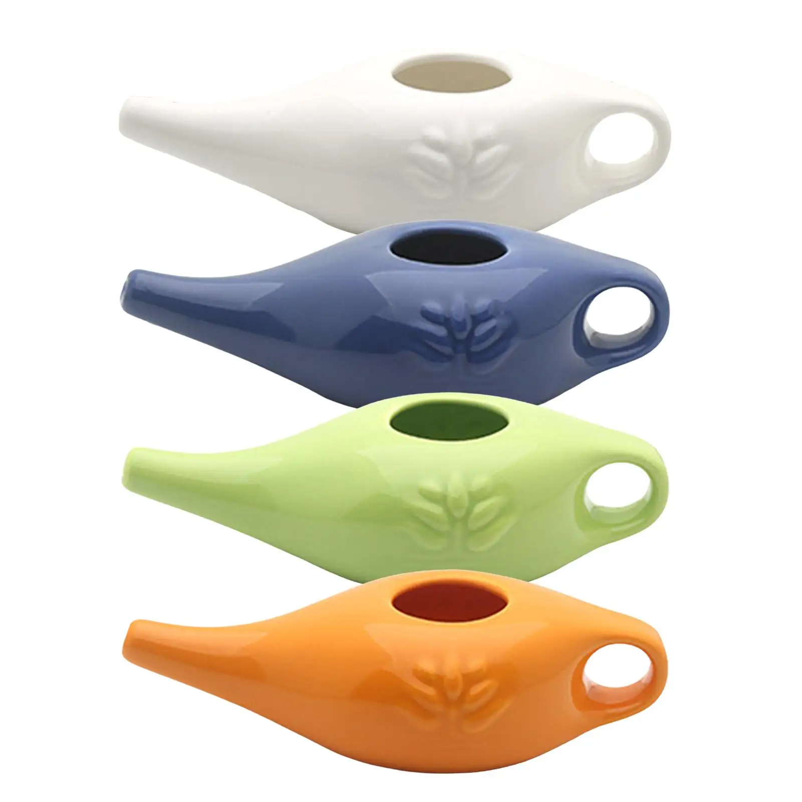 

250ml Ceramic Neti Pot for Travel Sinus Rinse Pot Portable for Men and Women