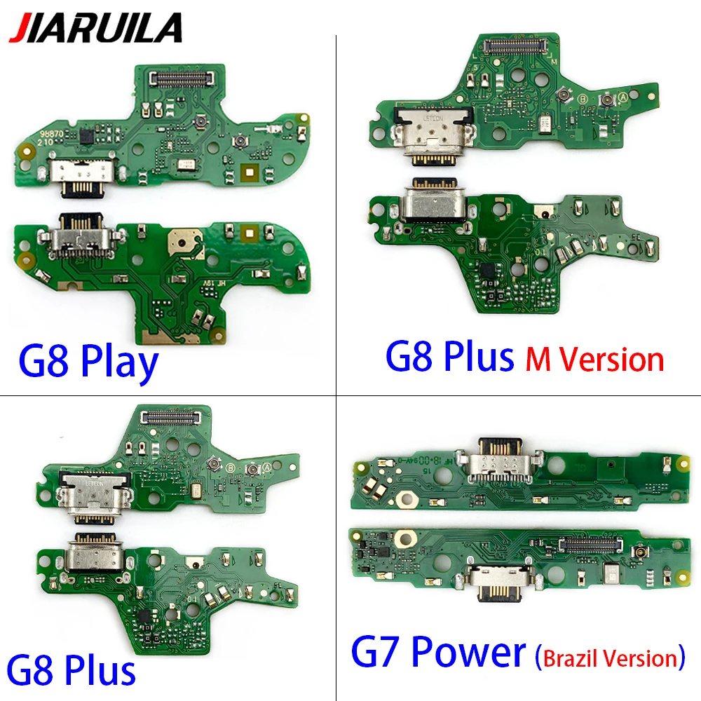 

USB Charging Dock Port Connector Flex Cable For Moto G7 G8 G6 G9 Play G7 G8 Power Lite G8 Plus One Fusion Macro Hyper