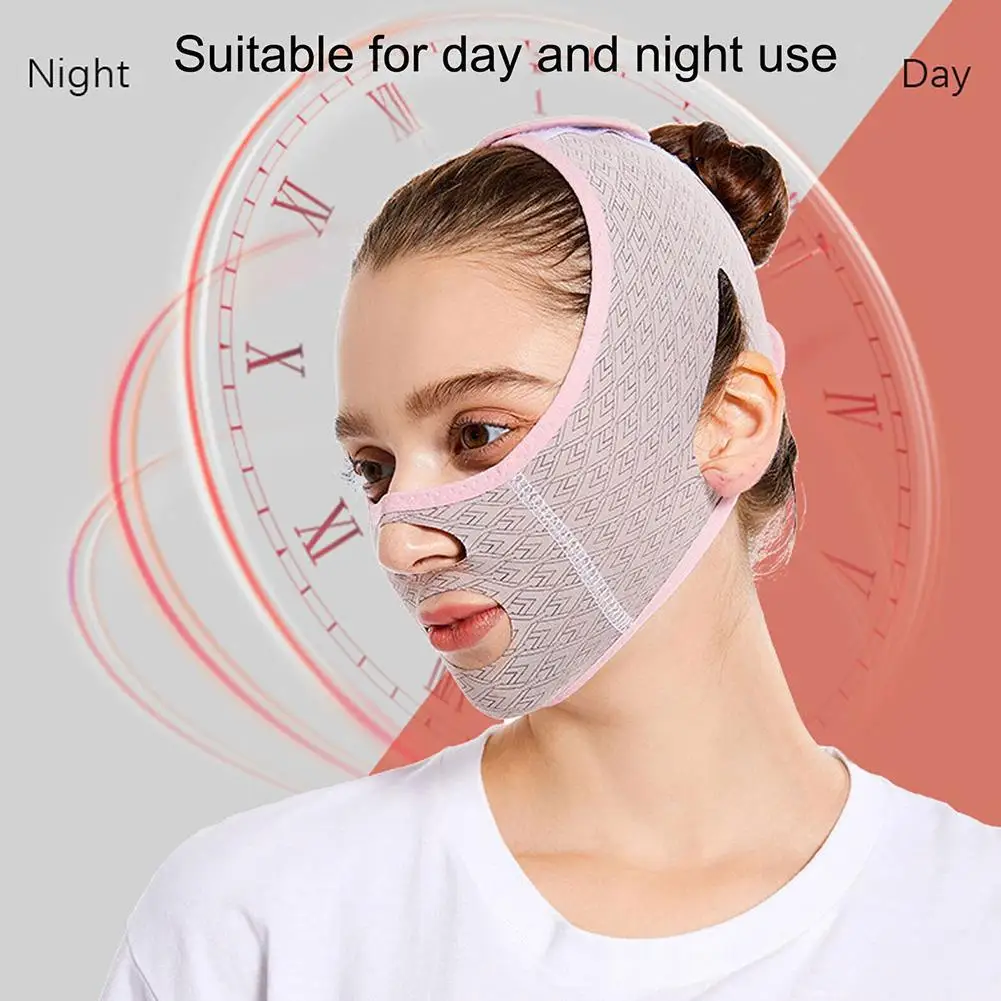 

Reducer Beauty Chin Up Mask Face Sculpting Sleep Mask Lifting Facial V Line Shaping Masks Face Face Strap Belt Slimming F3D3