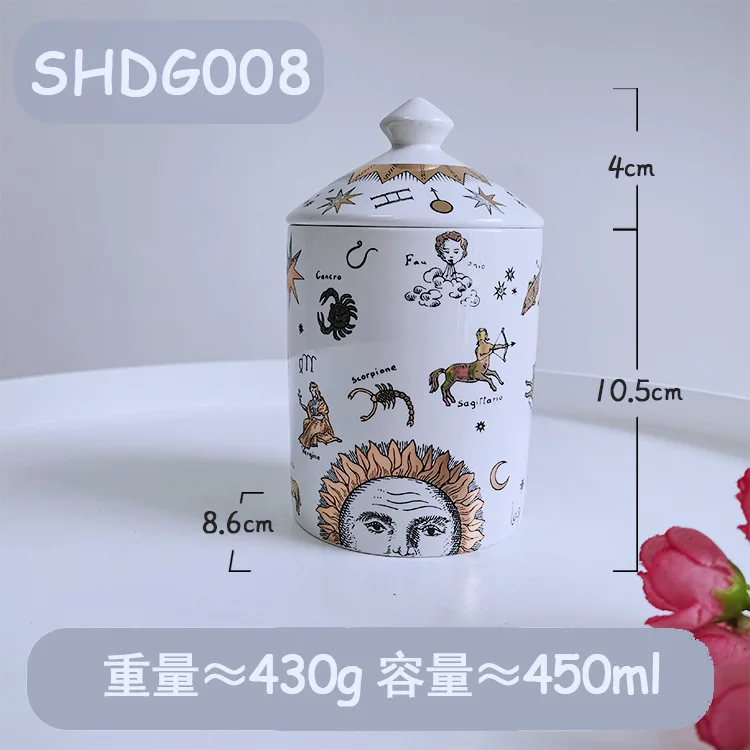 

Керамическая банка для свечей