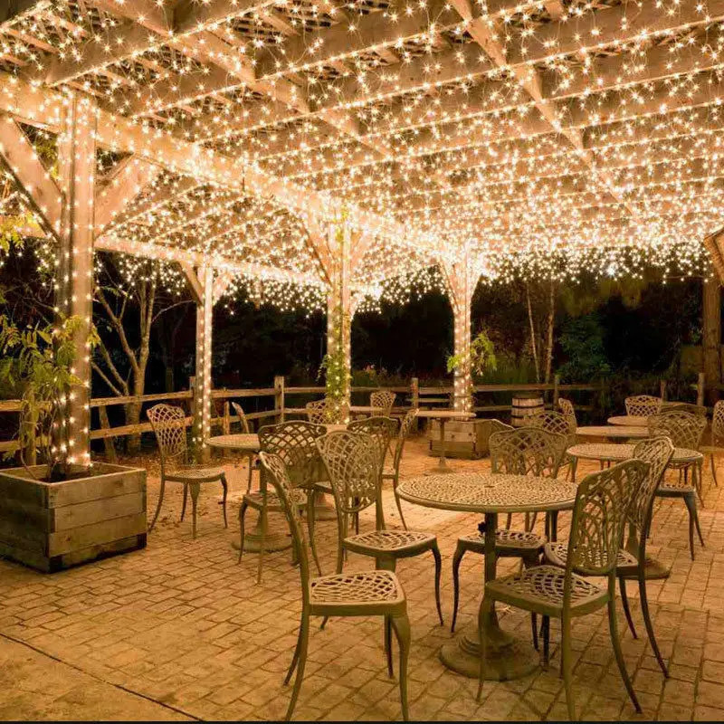 

100M 500LED Warm White Waterproof Fairy String Lights Wedding Party Garden
