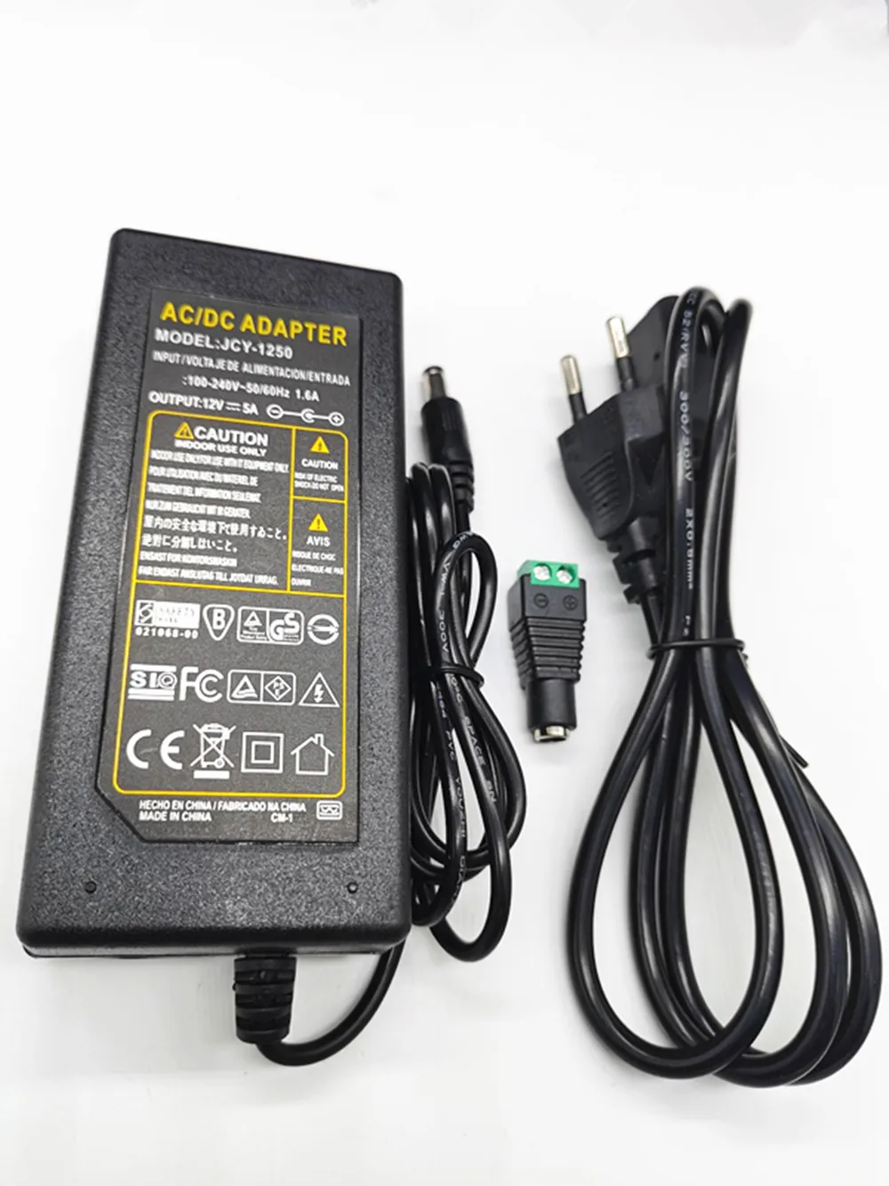

12V5A LED Drive AC 100V-240V 12V 5A 60W LED Strip Lighting Transformers Power Adapter Power Supply For Lmax LED 5050 2835