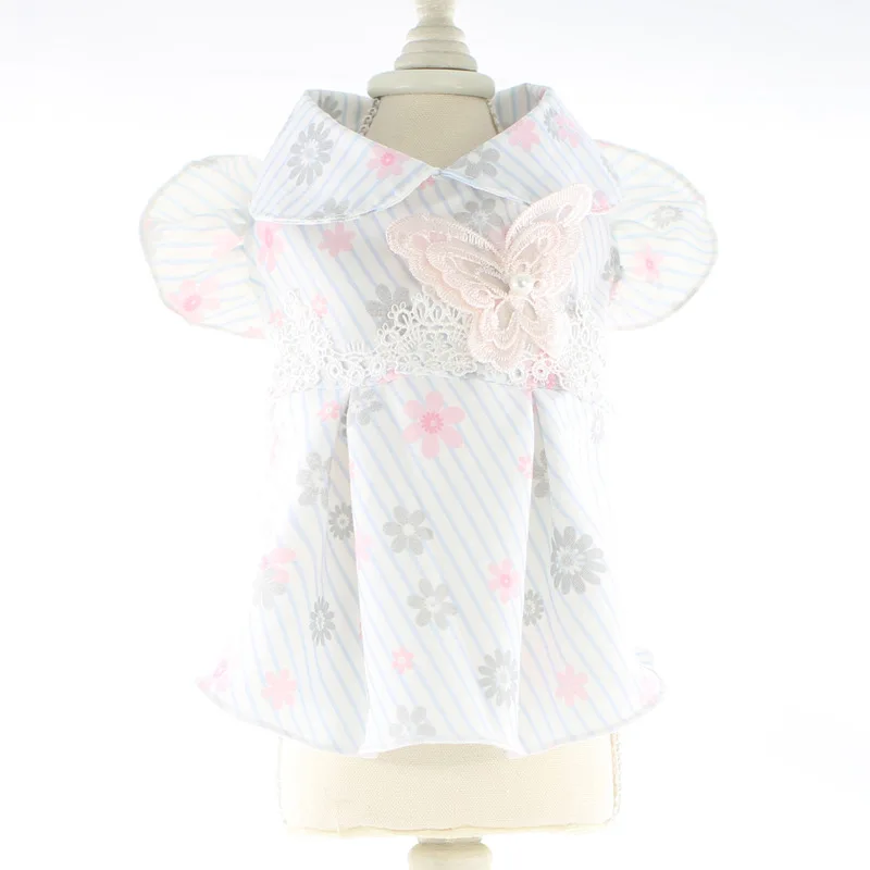 

Lollipop Dog Dress Spring Dress Cute Butterfly Twill Princess Dress Miniature Dog Summer Dress Dog Clothes Pet Item Dog Costume