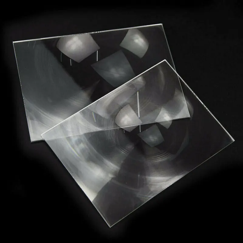 

2,4-дюймовая оптическая линза Френеля из ПММА, солнечная фокусная расстояние 80 мм 100 мм для проектора «сделай сам», линза Френеля 56x42 мм