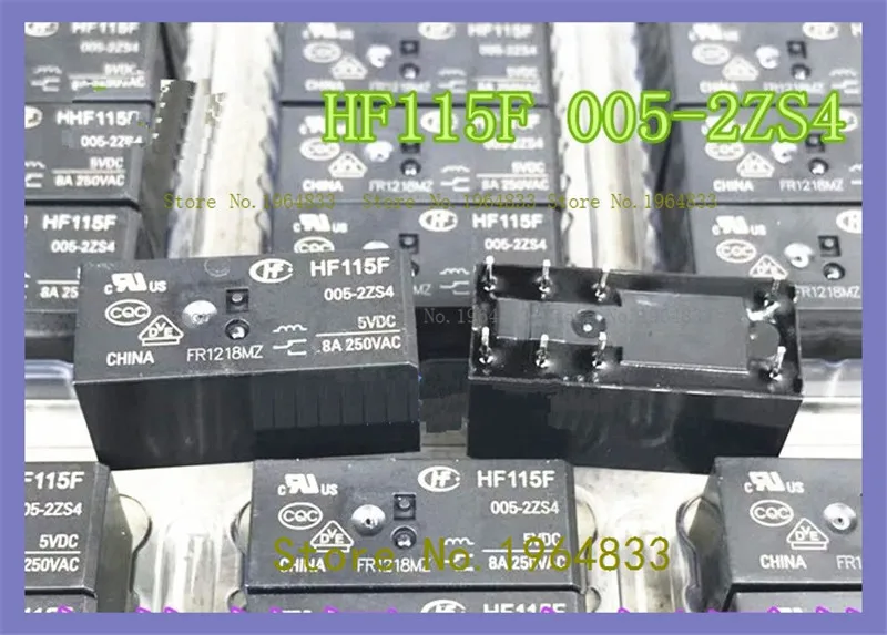 

Реле HF115F 005-2ZS4 dip-8