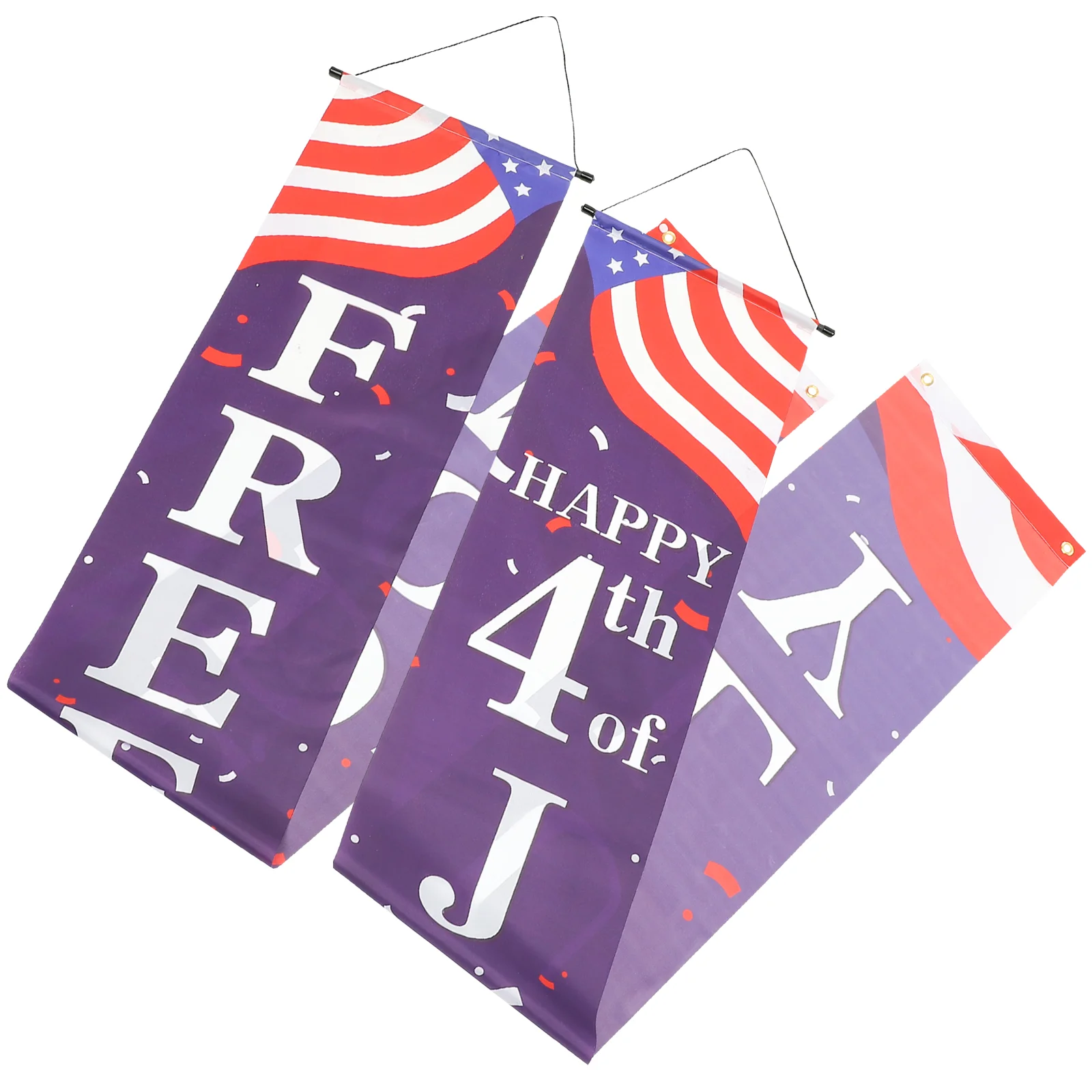 Занавеска ко Дню независимости патриотический подвесной баннер знак на крыльце