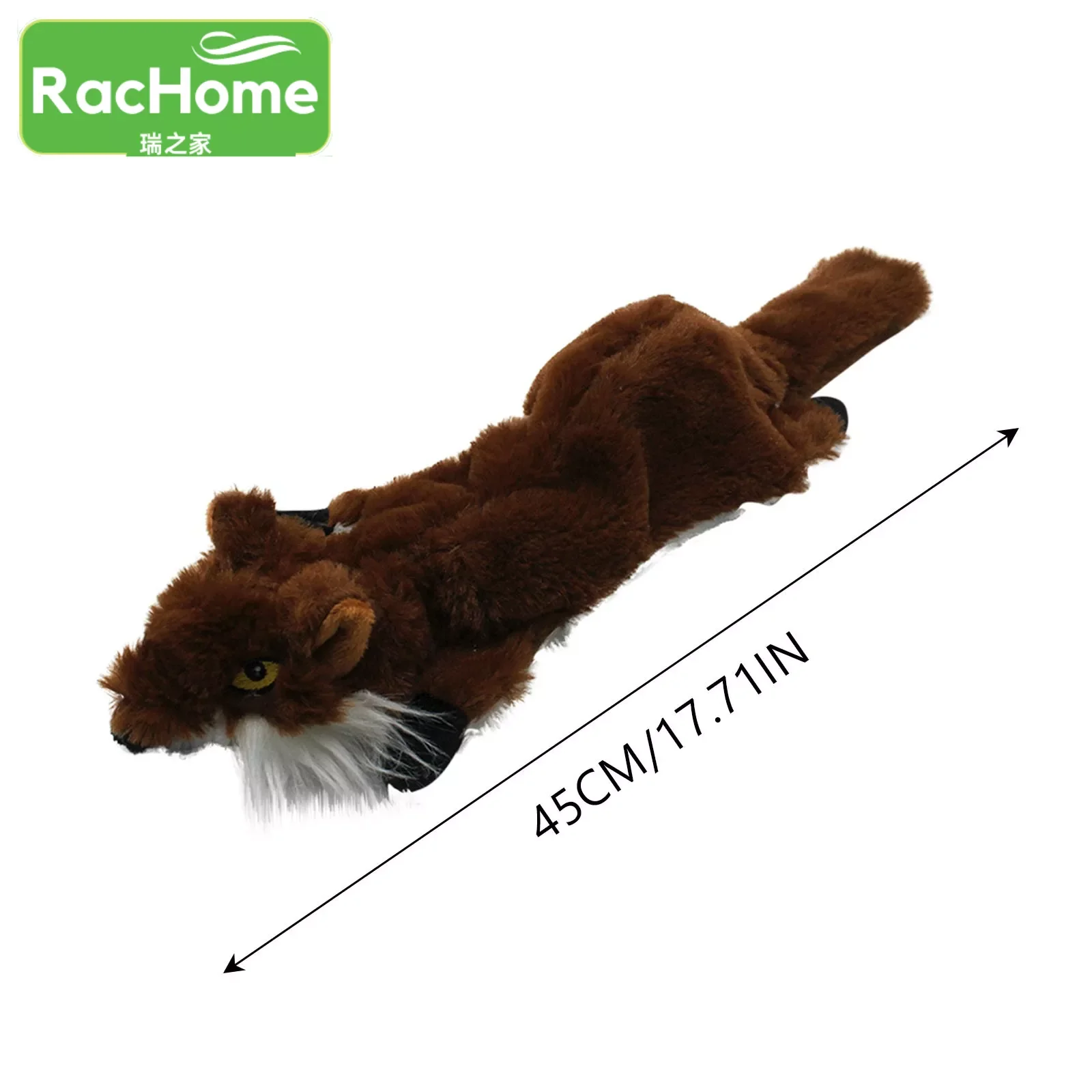 

NEW IN 3pcs 45cm Dogs Phonation Toys Pets Puppy Bite-resistant Chew Squeaky Plush Toys Wolf Shape Pet Plush Chew Toys Dog Squeak