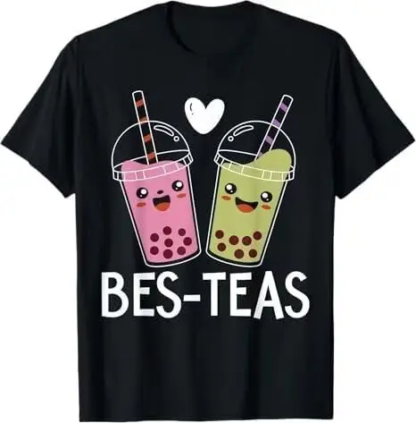 Футболка BES-Teas Bubble Tea Drinker Tapioca Pearl Milk Boba