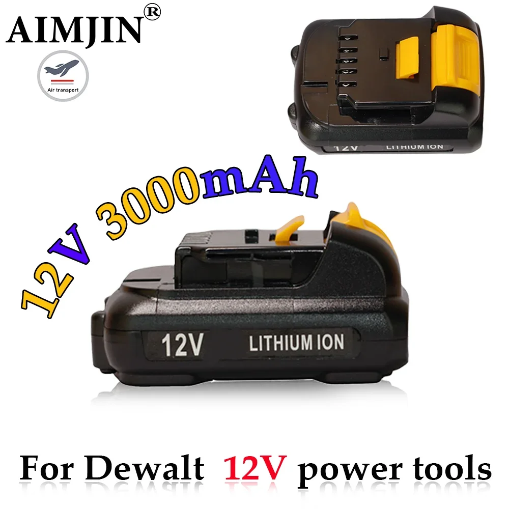 Литий-ионный аккумулятор 10 8 В/12 В 3 Ач для DEWALT DCB120 DCB122 DCB124 DCB125 DCB121 DCB100 DCB101 DCB119