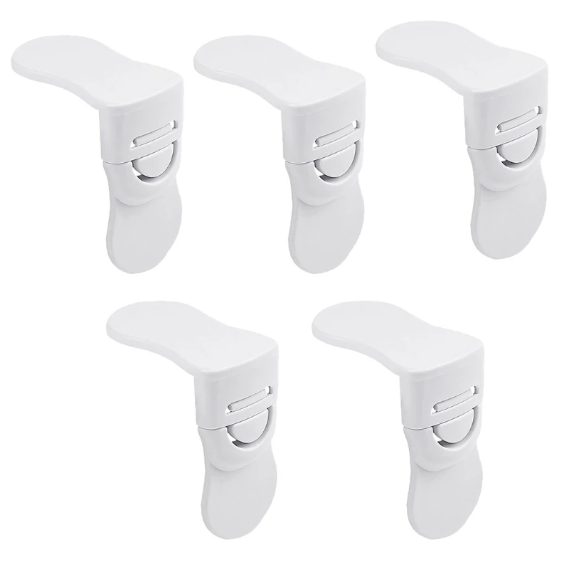 

Q81A 5 шт. Детские безопасные замки для ящиков анти-защемление ручные замки шкафа пластиковая защитная пряжка для защиты