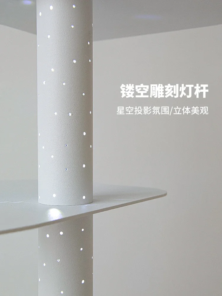 Атмосферная Напольная Лампа стеллаж для хранения встроенная Современная