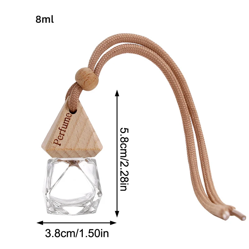 1 шт. 8/10/15 мл алмазная форма автомобильная парфюмерная стеклянная бутылка для
