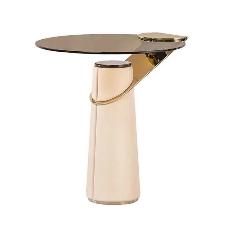 

Glass Table Top, Creative Stainless Steel Base Coffee Table Chinafurniture Manufacturing Factory, Nordic Light Luxury Style Size