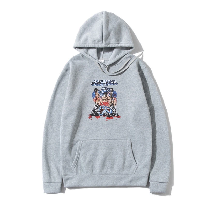 

Playboi Carti Tour Magnolia Rap Hoody Hip Hop Shor Sleve Men Hoody Outerwear Warm Cotton Fleeceness Hoodys