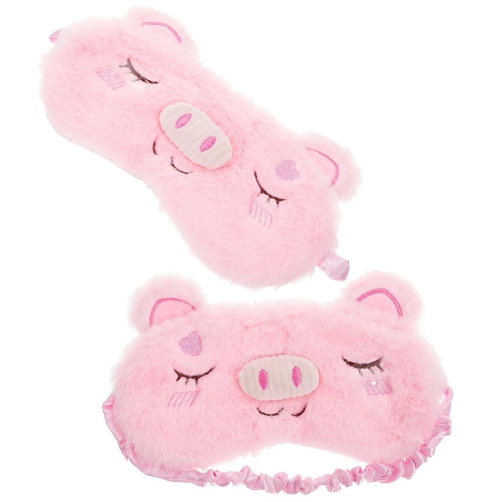 

2Pcs Lovely Kids Eye Shade Comfortable Eye Cartoon Eye Cover Sleeping Blindfold
