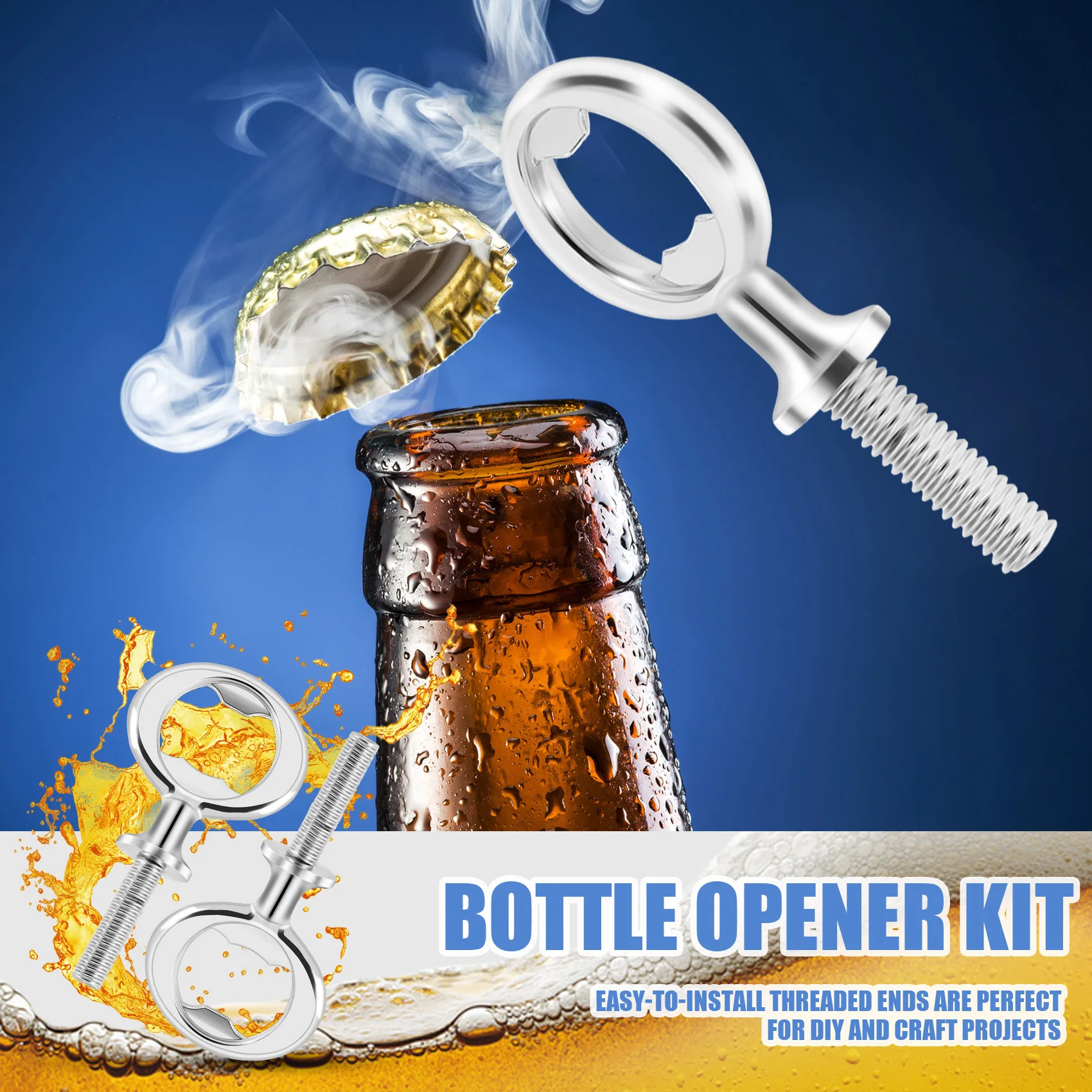 Набор открывалки для бутылок из 8 предметов металлическая открывалка сделай сам