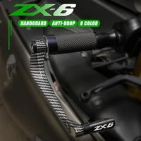 motorcycle accessories aluminum brake clutch levers guard protection for kawasaki zx 6 zx 6 zx6 1990 1999 1995 1996 1997 1998