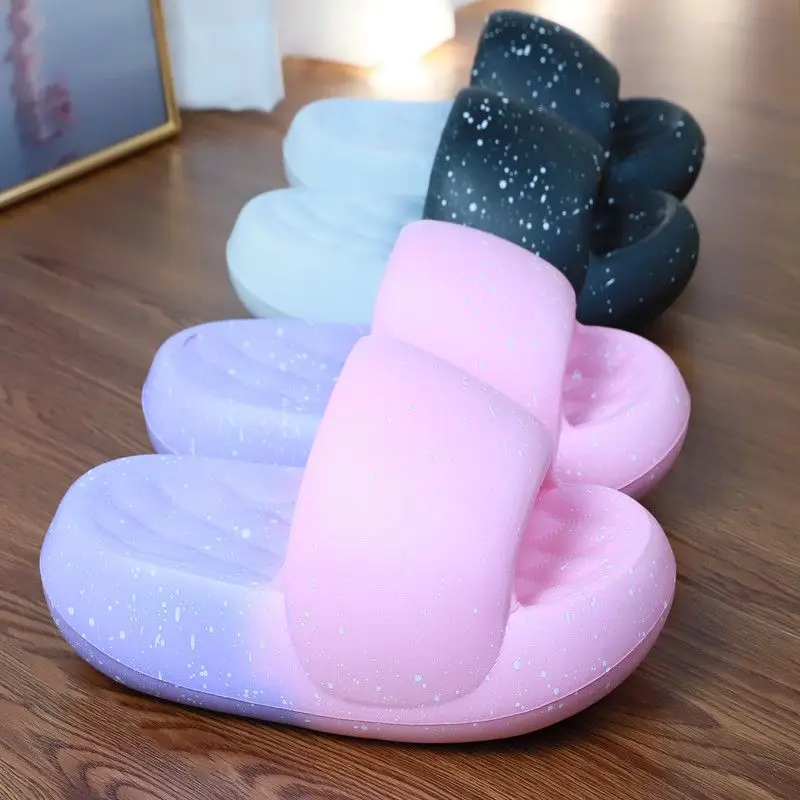 2023 New Summer Women Slippers Thick Sole 5cm Ladies Fashion Platform Shoes Leisure All-match Slippers Female Korean Slides