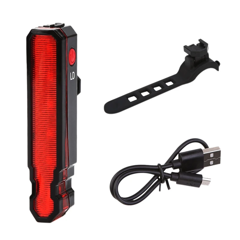 

LEADBIKE Bike Tail Light Lasering Tail Light USB Charging Night Ride Warning Light Mountain Bike Accessories