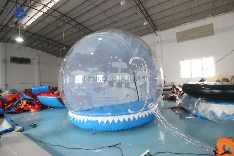 Рождественский надувной снежный шар для Рождественского украшения