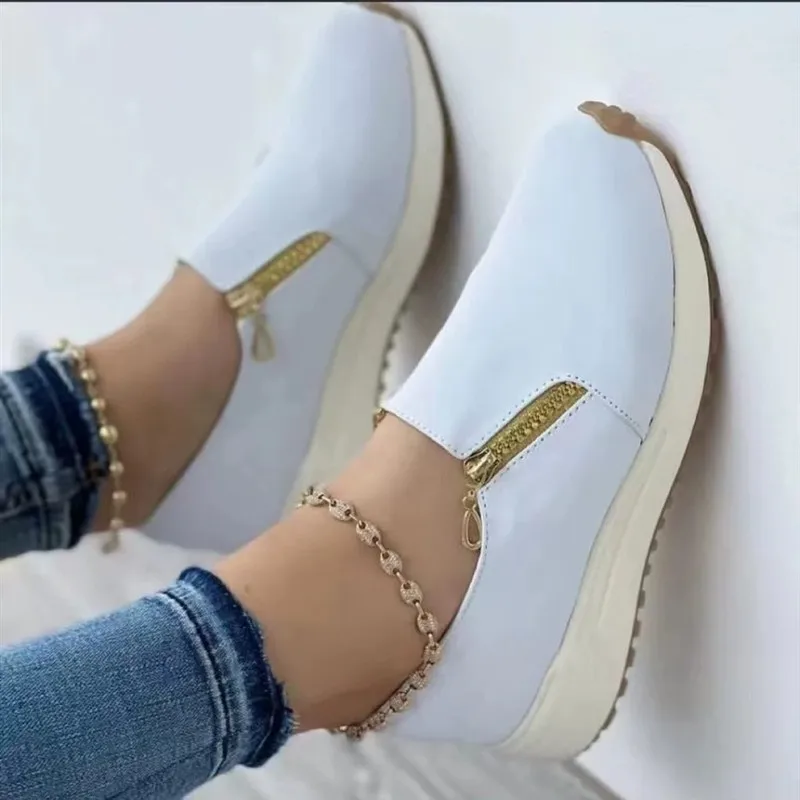 

2022 Women Flat Shoes Fashion Casual Round Head Sports Shoes Comfort Couple Walking Flats Daily Female Footwear Zapatillas Mujer