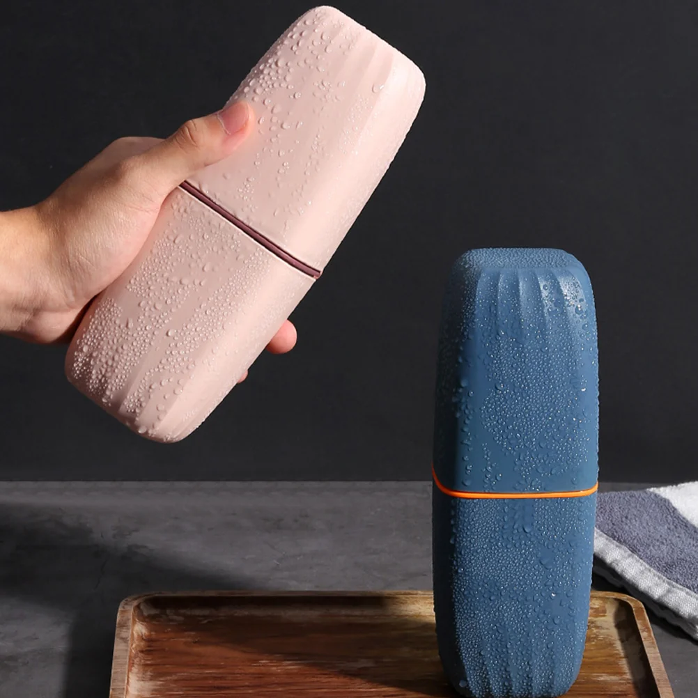 Портативная коробка для хранения зубных щеток 2 шт. дорожный контейнер