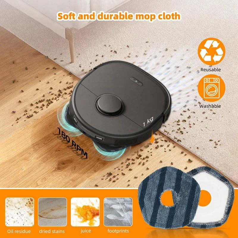 GTBL 22 шт. аксессуары для роботов-пылесосов Eufy X10 Pro Omni: щетки фильтры подушечки