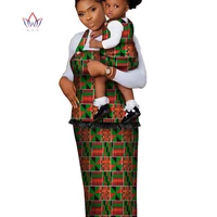 african traditional wear for women and girls baby family clothing sets full sleeve two pcs africa style fashion clothing wyq785
