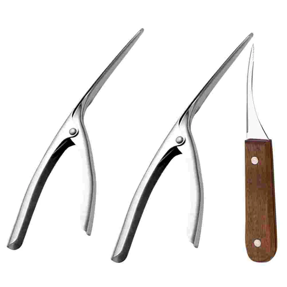 

3Pcs Stainless Steel Shrimp Peelers Shrimp Cleaning Tools Home Shrimp Opening Supplies
