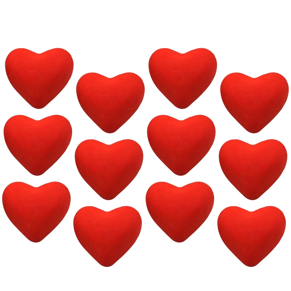 

24Pcs Heart-shaped Office Erasers Student Erasers Valentine's Day Erasers